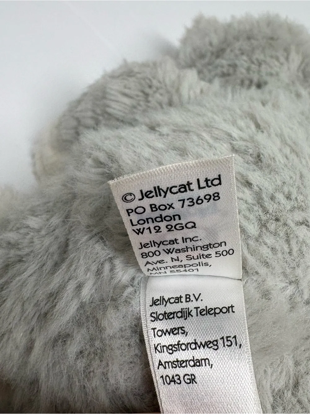 Jellycat shimmer mitten